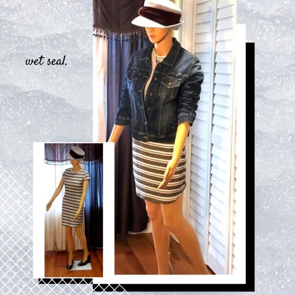 WET SEAL jersey knit shirt dress - Picture 11 of 12